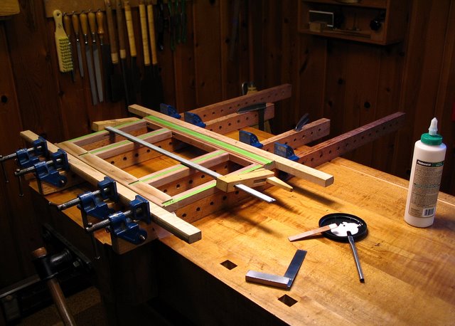 Gluing Top Case Frame